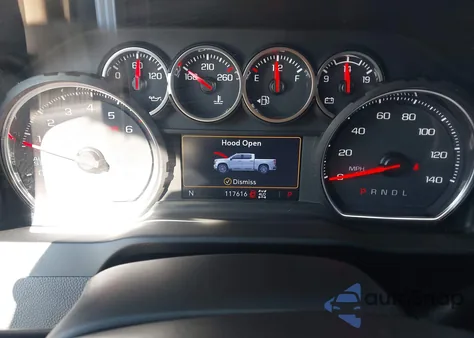 2022 Chevrolet Silverado 1500 Ltd 4Wd Short Bed Rst z USA, uszkodzony, nr VIN 1GCUYEED3NZ202000